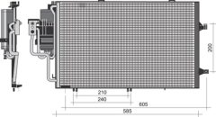 MAGNETI MARELLI 350203351000 — Радиатор кондиционера