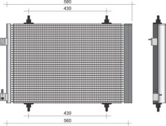 MAGNETI MARELLI 350203382000 — Radiator aer condiționat