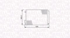 MAGNETI MARELLI 350203497000 — Радиатор кондиционера