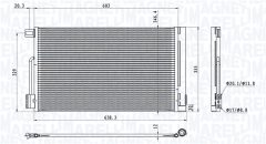 MAGNETI MARELLI 350203611000 — Радиатор кондиционера