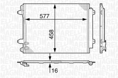 MAGNETI MARELLI 350203634000 — Радиатор кондиционера