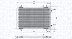 MAGNETI MARELLI 350203710000 — Радиатор кондиционера