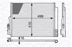MAGNETI MARELLI 350203723000 — Radiator aer condiționat