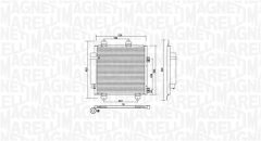 MAGNETI MARELLI 350203753000 — Радиатор кондиционера