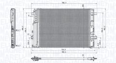 MAGNETI MARELLI 350203758000 — Radiator aer condiționat
