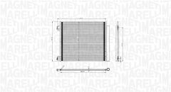 MAGNETI MARELLI 350203832000 — Radiator aer condiționat