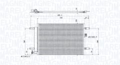MAGNETI MARELLI 350203910000 — Radiator aer condiționat