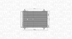 MAGNETI MARELLI 350203916000 — Радиатор кондиционера