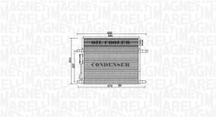 MAGNETI MARELLI 350203967000 — Radiator aer condiționat