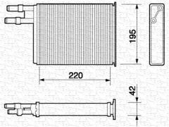 MAGNETI MARELLI 350218060000 — Радиатор печки