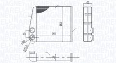 MAGNETI MARELLI 350218440000 — Radiator încălzire habitaclu