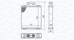 MAGNETI MARELLI 350218517000 — Радиатор печки