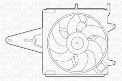MAGNETI MARELLI 069422203010 — Вентилятор радиатора