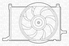 MAGNETI MARELLI 069422209010 — Ventilator radiator motor