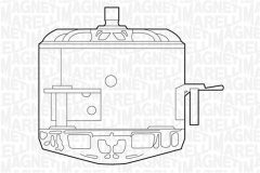 MAGNETI MARELLI 069422213010 — Ventilator radiator motor