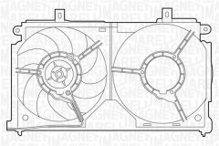 MAGNETI MARELLI 069422376010 — Ventilator radiator motor