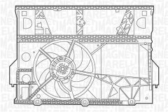 MAGNETI MARELLI 069422430010 — Ventilator radiator motor