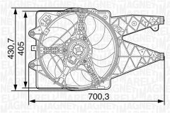 MAGNETI MARELLI 069422446010 — Вентилятор радиатора