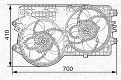MAGNETI MARELLI 069422453010 — Вентилятор радиатора