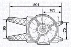 MAGNETI MARELLI 069422480010 — Вентилятор радиатора