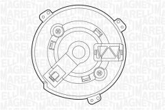 MAGNETI MARELLI 069412521010 — Ventilator habitaclu