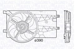 MAGNETI MARELLI 069422575010 — Вентилятор радиатора