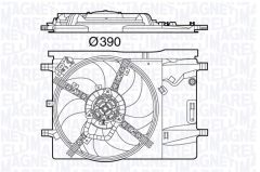 MAGNETI MARELLI 069422576010 — Вентилятор радиатора