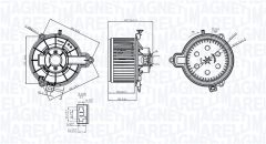 MAGNETI MARELLI 069412733010 — Моторчик печки
