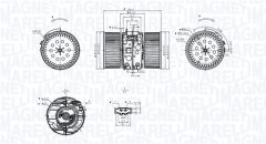 MAGNETI MARELLI 069412748010 — Ventilator habitaclu