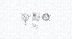 MAGNETI MARELLI 069412766010 — Ventilator habitaclu