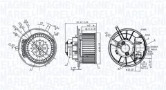 MAGNETI MARELLI 069412776010 — Моторчик печки
