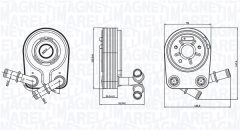 MAGNETI MARELLI 350300000100 — Radiator ulei motor