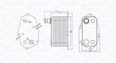 MAGNETI MARELLI 350300000200 — Radiator ulei motor