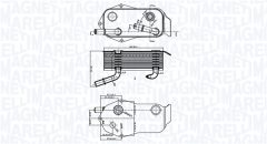 MAGNETI MARELLI 350300004800 — Масляный радиатор