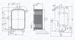 MAGNETI MARELLI 350300005100 — Radiator ulei motor