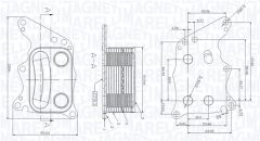 MAGNETI MARELLI 350300005200 — Масляный радиатор