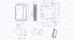 MAGNETI MARELLI 350300005400 — Radiator ulei motor