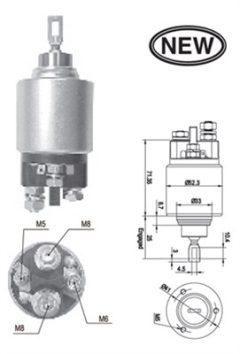 MAGNETI MARELLI 940113050555 — Втягивающее реле стартера