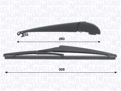 MAGNETI MARELLI 000723180434 — Set brațe ștergătoare