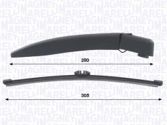 MAGNETI MARELLI 000723180437 — Set brațe ștergătoare